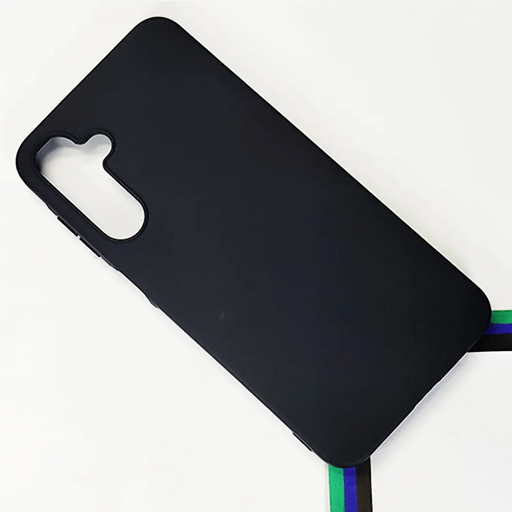 [PO4BSA16-4-2] Samsung Galaxy A16 4G|5G Matte Soft Silicone Paper Back Case (Black)