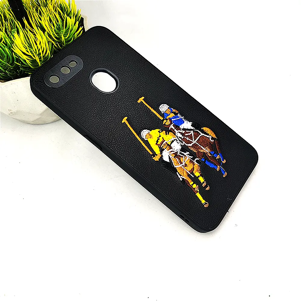 [PO43BOA5S-13-2] Oppo A5S Santa Barbara Polo Raquet Back Case (Black)