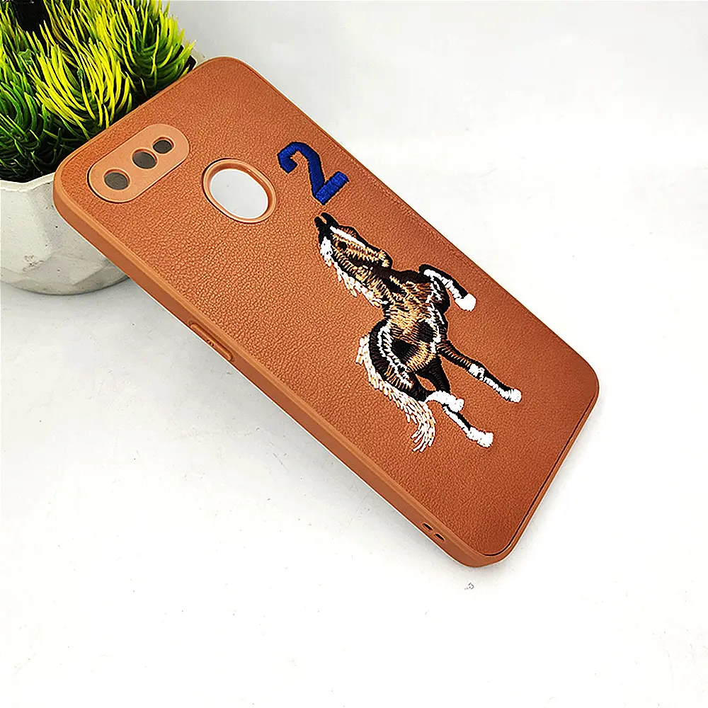 [PO43BOA5S-13-13] Oppo A5S Santa Barbara Polo Raquet Back Case (Brown)