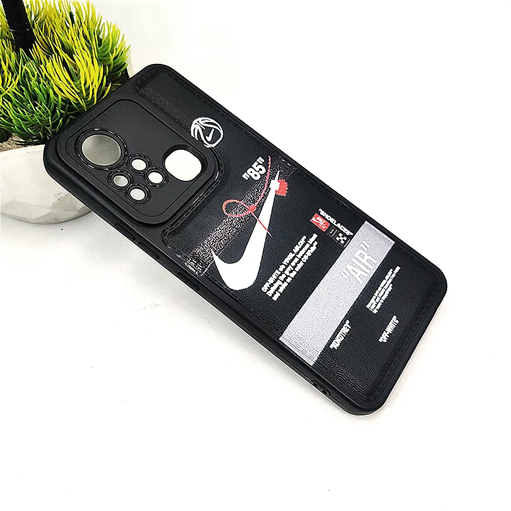 Infinix Hot 11s Soft Silicone Printed Back Case - Black