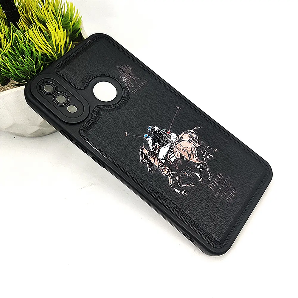 Huawei Nova 3i Soft Silicone Printed Back Case - Black