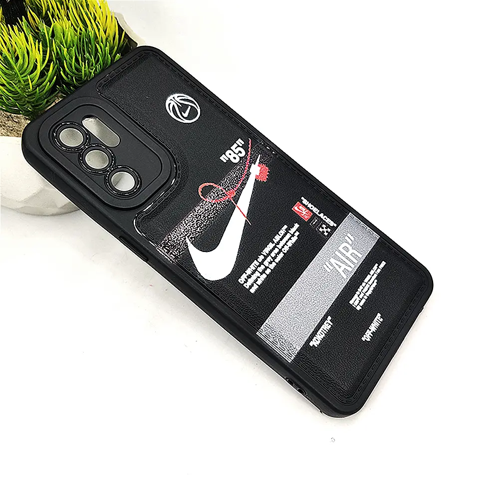 [PO14BORNO6-50-2] Oppo Reno 6 Soft Silicone Printed Back Case (Black)