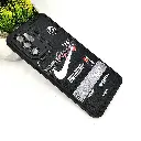 Oppo Reno 6 Soft Silicone Printed Back Case (Black)