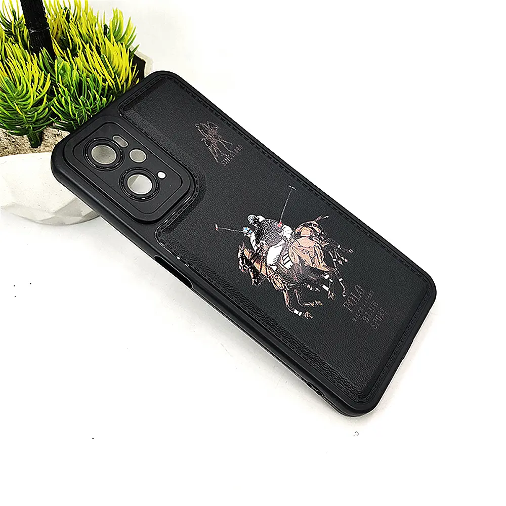 Oppo A76|A96|Realme 9i Soft Silicone Printed Back Case (Black)