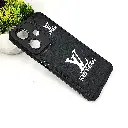 Infinix Hot 30i Soft Silicone Printed Back Case (Black)