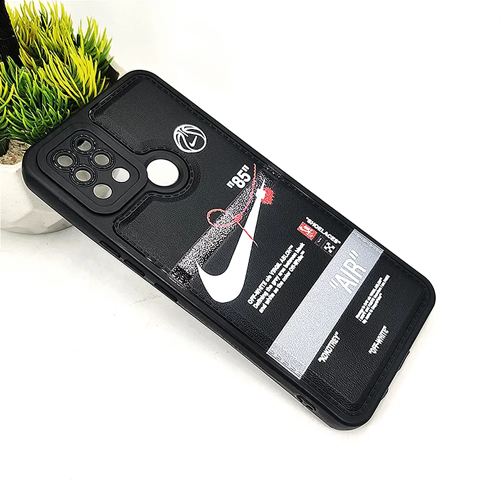 Tecno Pova Soft Silicone Printed Back Case - Stylish Black Protection