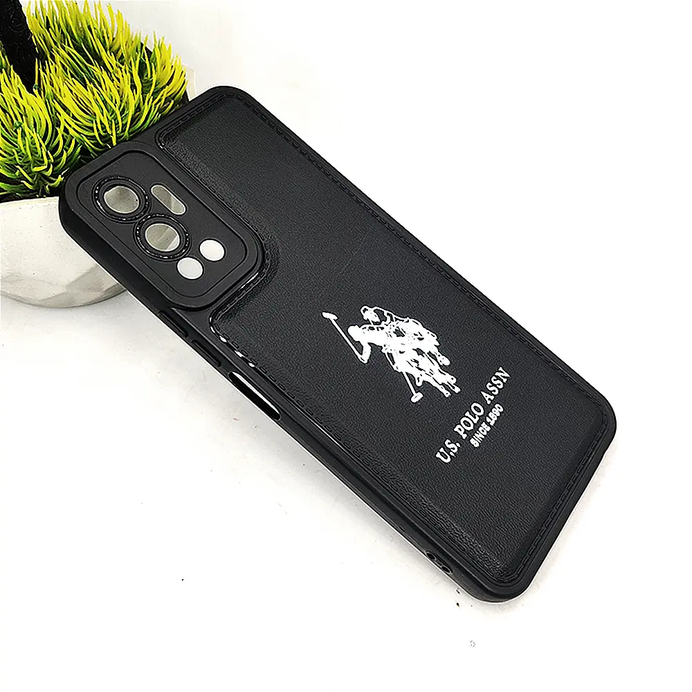 [PO14BIHOT12-50-2] Infinix Hot 12 Soft Silicone Printed Back Case - Black