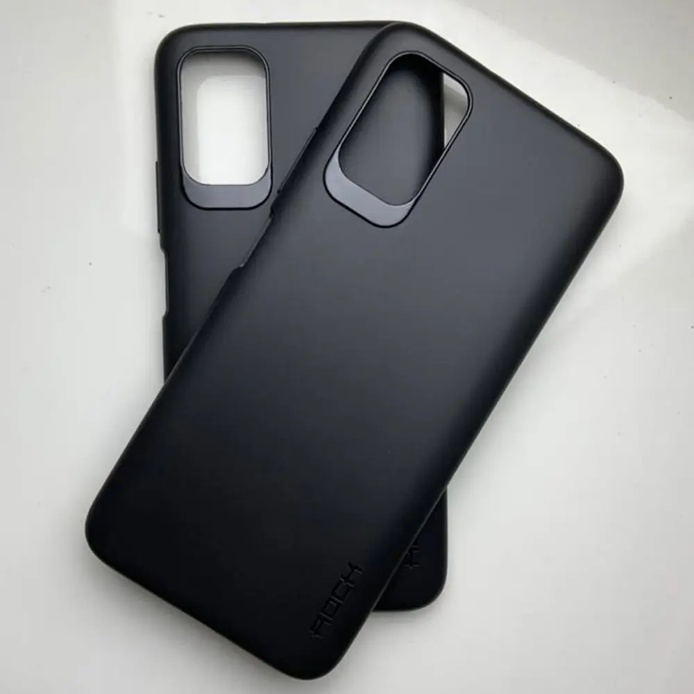 Samsung Galaxy A51|M40s Matte Soft Silicone Paper Back Case (Black)