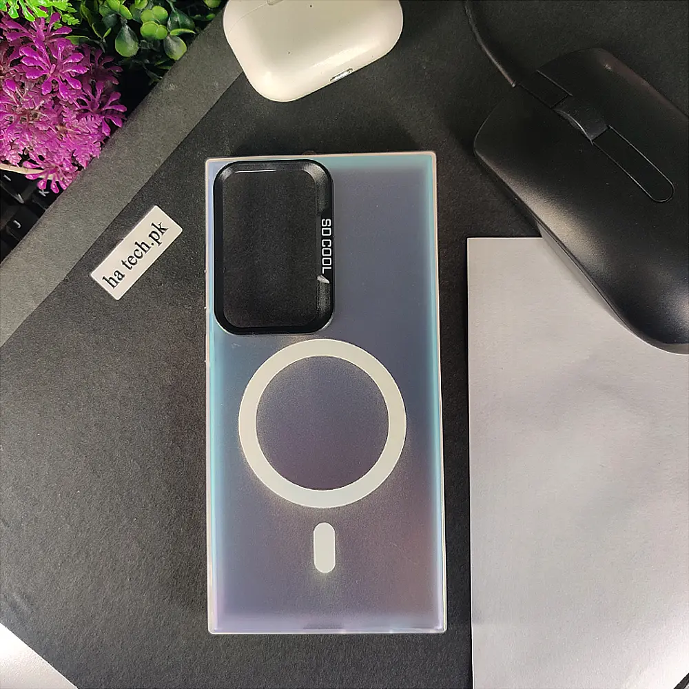 Samsung Galaxy S24 Ultra 3D So Cool MagSafe Printed Back Case (Crystal)