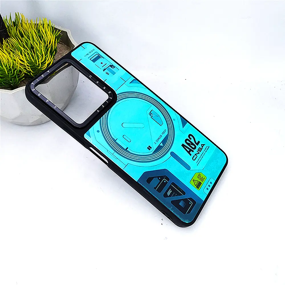 Vivo Y36 4G|Y27s 4G Glass Shiny Sheet Motherboard Circuit Board Phone Case (Black)