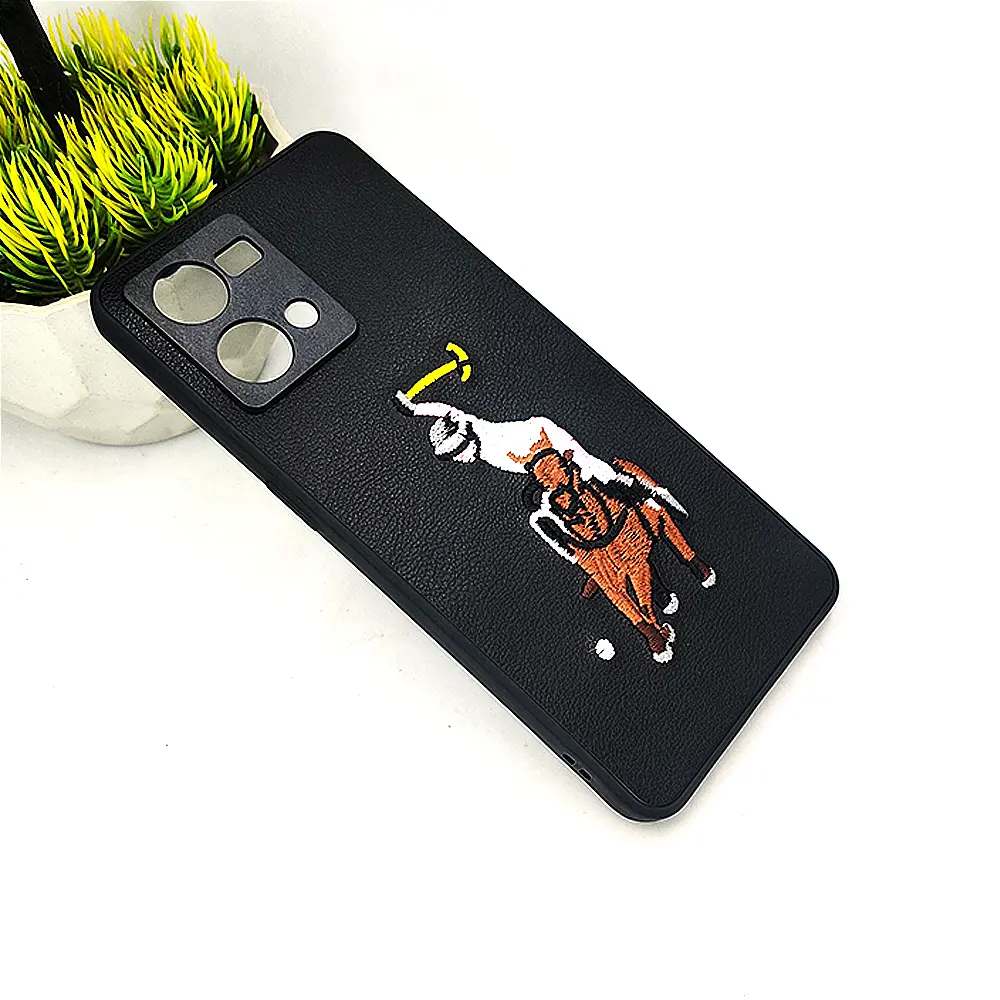 [PO43BOF21PR-13-2] Oppo F21 Pro 4G Santa Barbara Polo Raquet Back Case (Black)