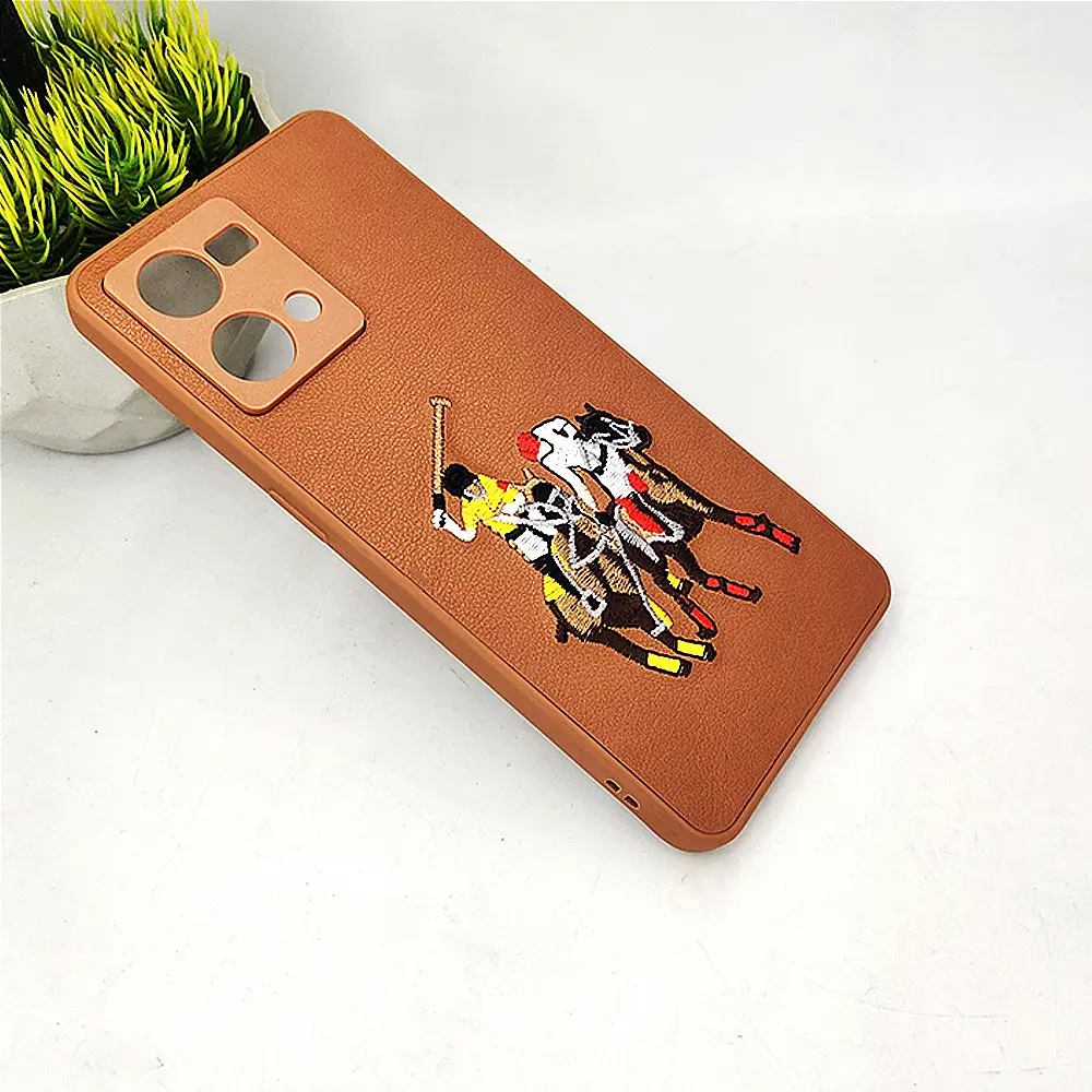 [PO43BOF21PR-13-13] Oppo F21 Pro 4G Santa Barbara Polo Raquet Back Case (Brown)