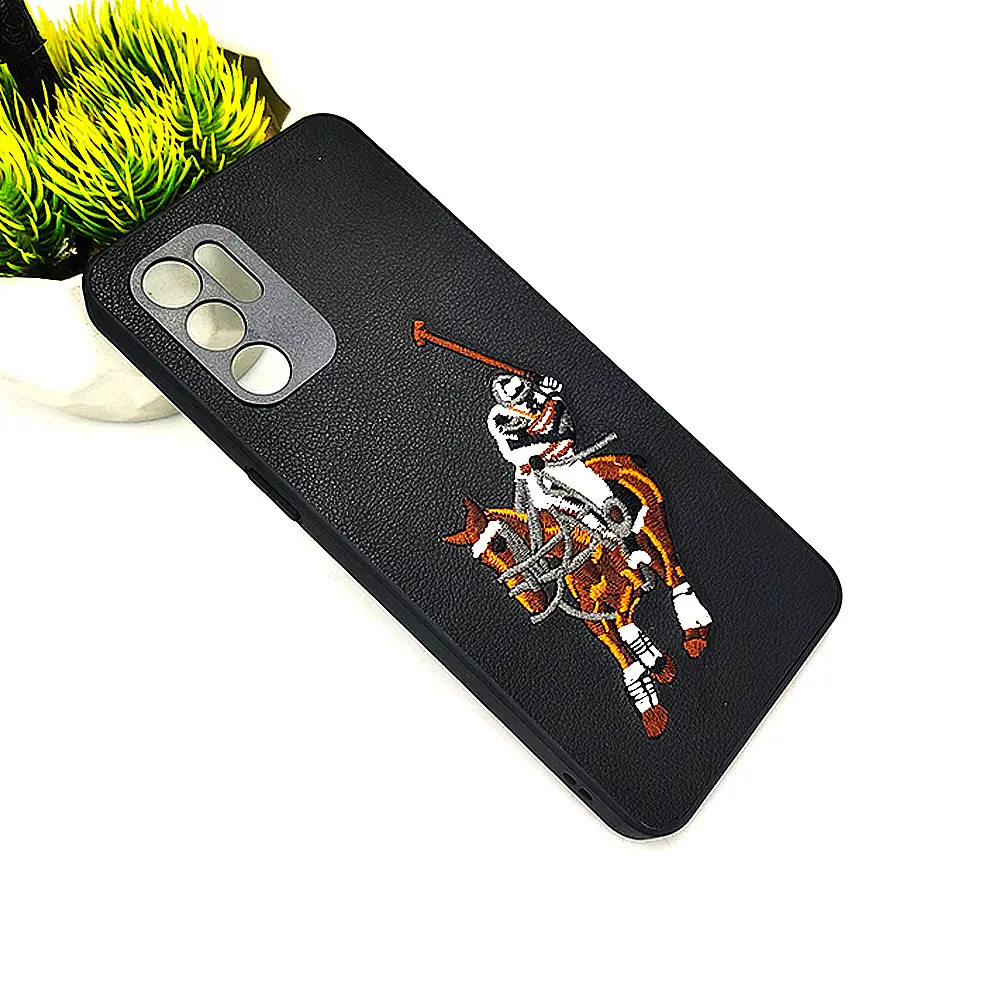 [PO43BORNO6-13-2] Oppo Reno 5|Reno 6 Santa Barbara Polo Raquet Back Case (Black)