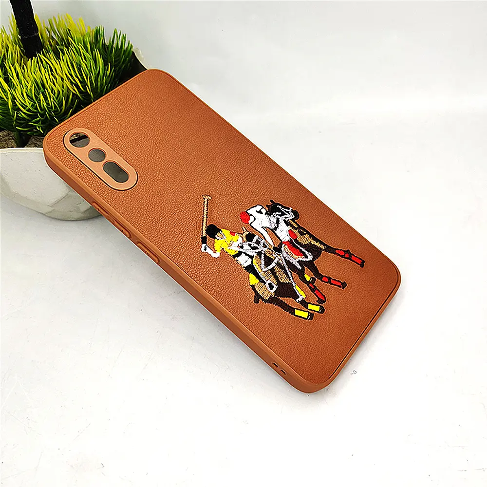 Vivo S1 Santa Barbara Polo Raquet Back Case (Brown)