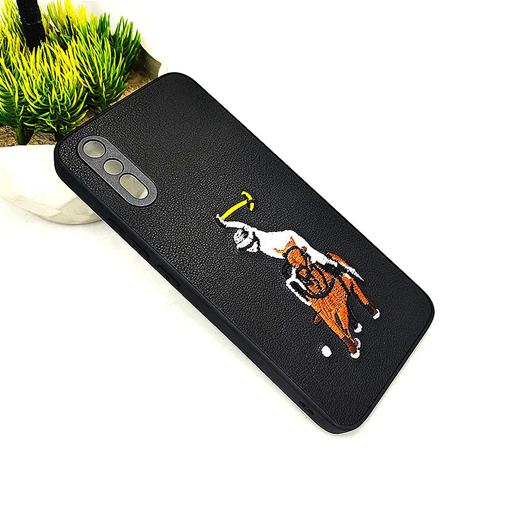 Vivo S1 Santa Barbara Polo Raquet Back Case (Black)