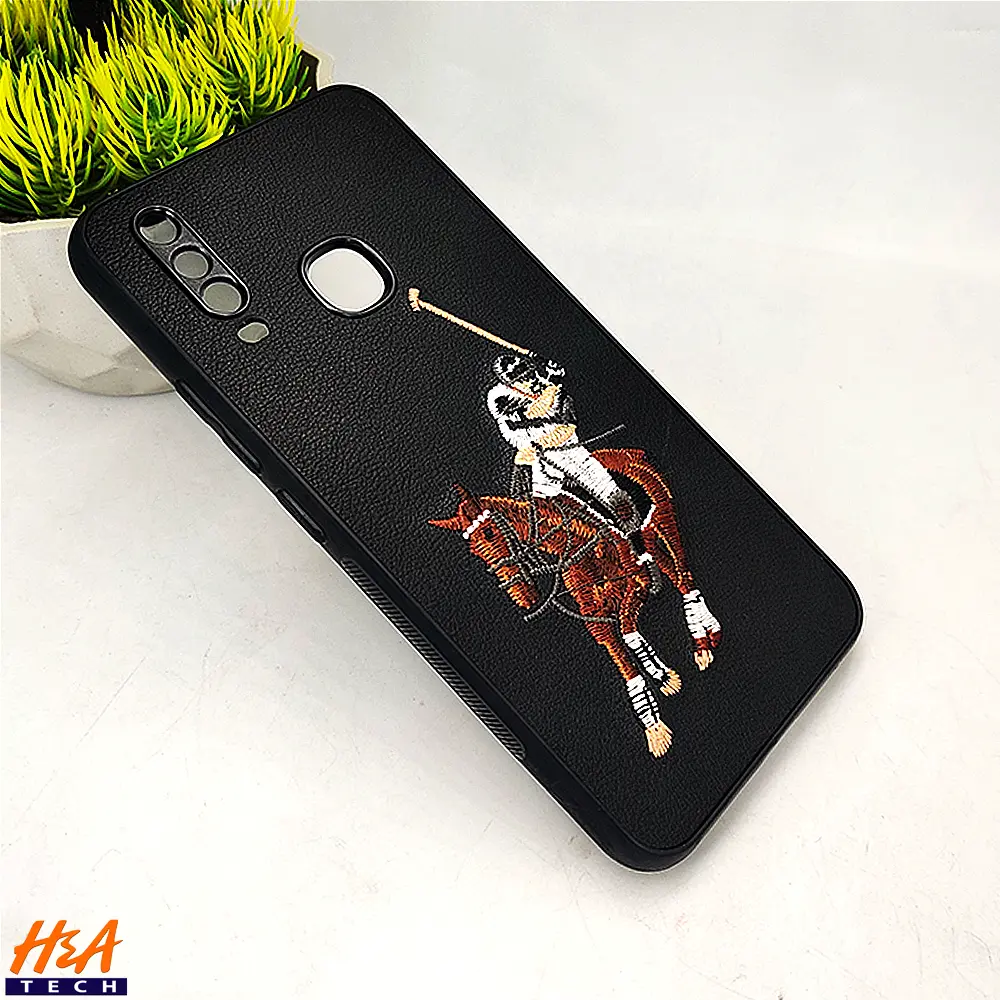 Vivo Y11/Y12/Y15/Y17 Santa Barbara Polo Raquet Back Case (Black)