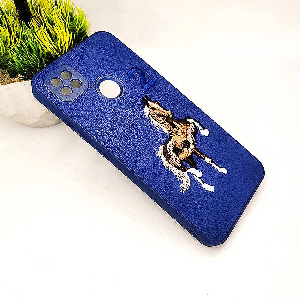 Redmi 9C/10A Santa Barbara Polo Raquet Back Case (Navy Blue)