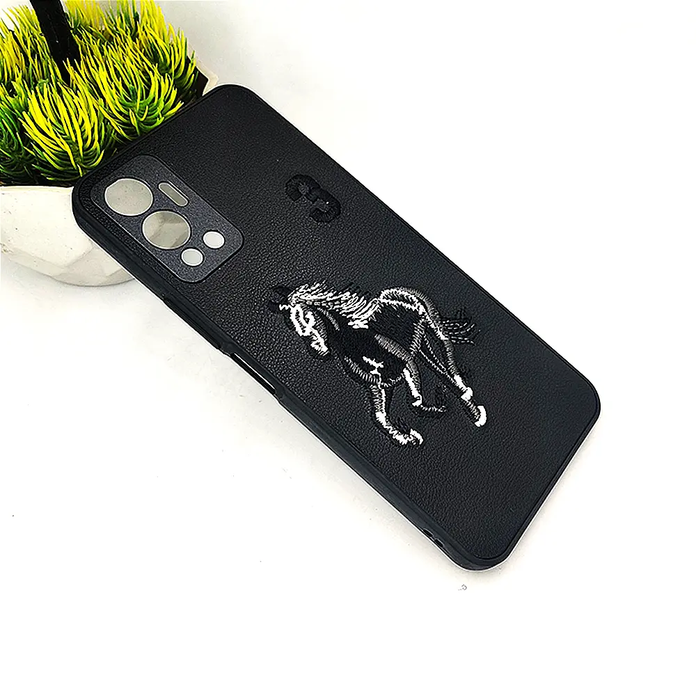 Infinix Hot 12  Santa Barbara Polo Raquet Back Case (Black) 