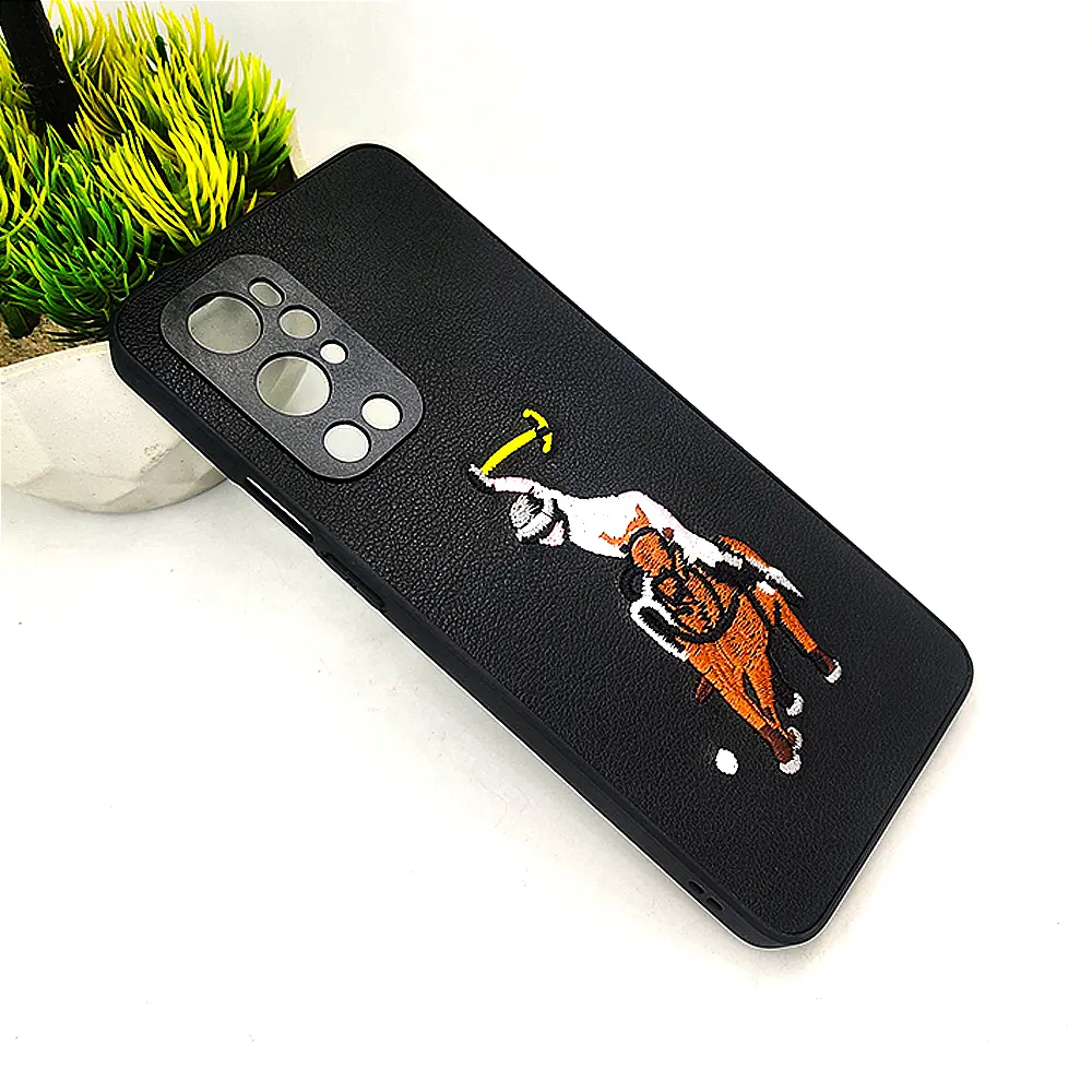 [PO43B1PL9PR-13-2] OnePlus 9 Pro Santa Barbara Polo Raquet Back Case (Black)