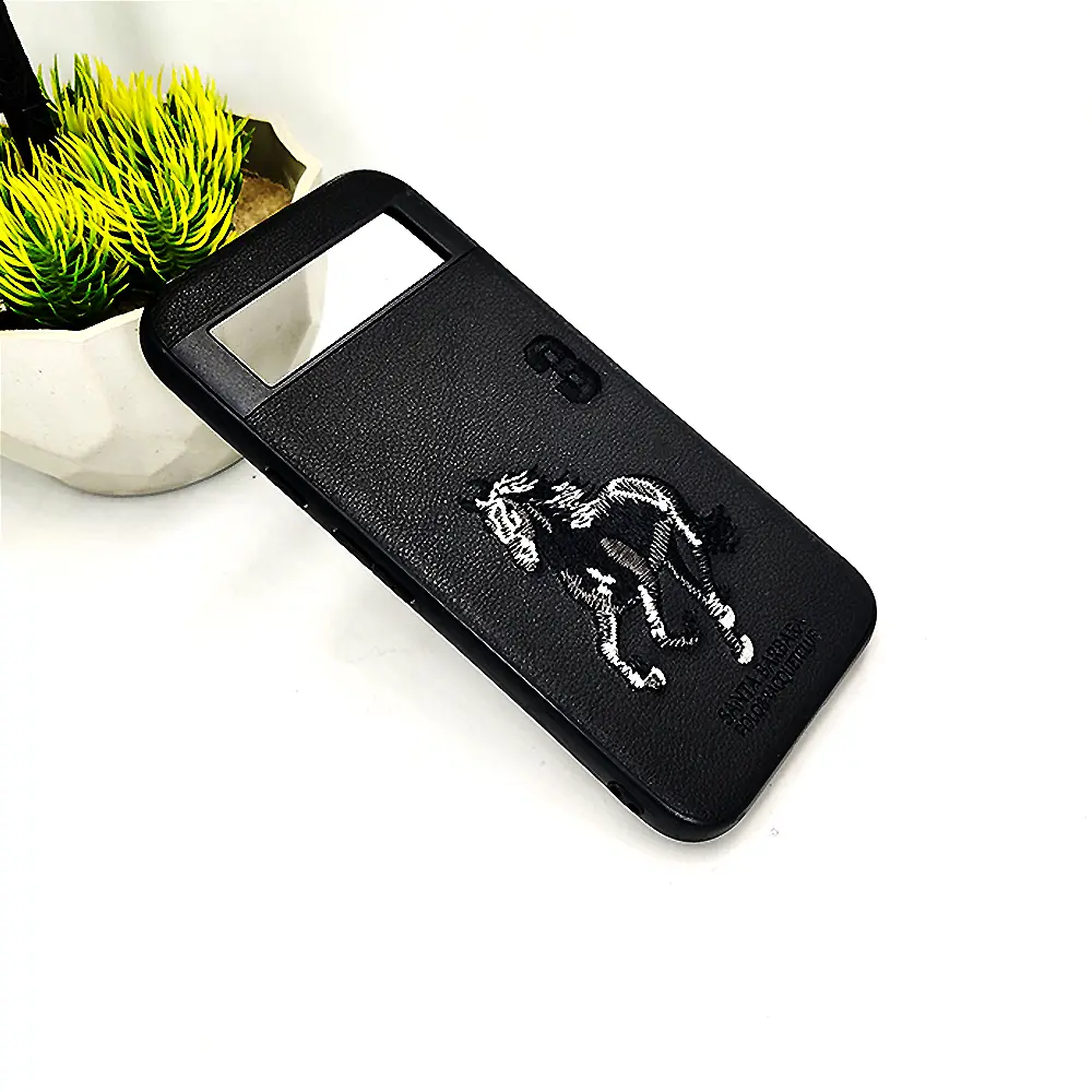 [PO43BGPXL8A-9-2] Google Pixel 8A Santa Barbara Polo Racquet Club Back Case (Black)