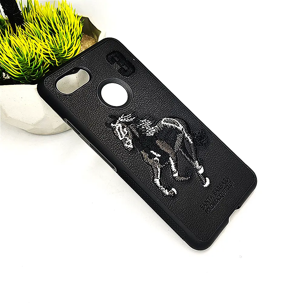 Google Pixel 3 Santa Barbara Polo Racquet Club Back Case (Black)