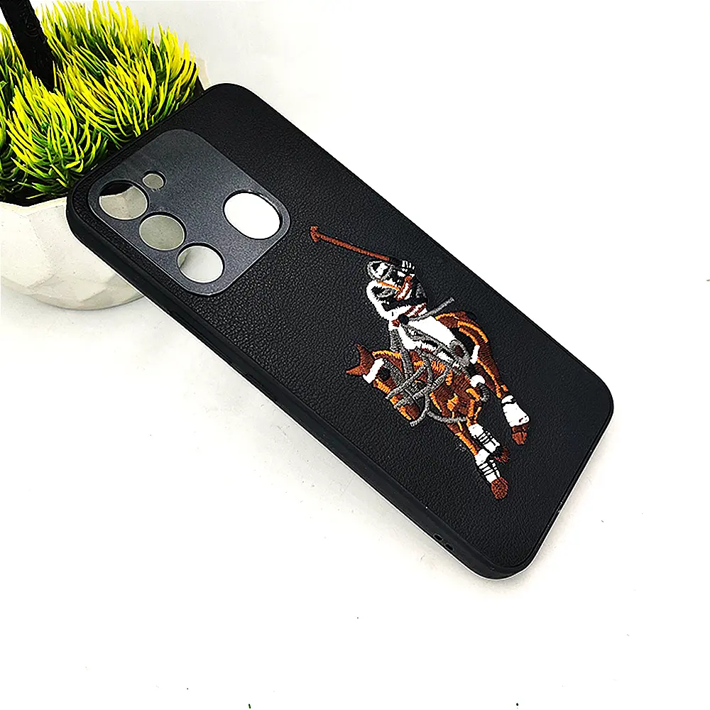 [PO43BTSPRK8C-13-2] Tecno Spark 8C|Spark 9|Spark GO 2022 Santa Barbara Polo Raquet Back Case (Black)