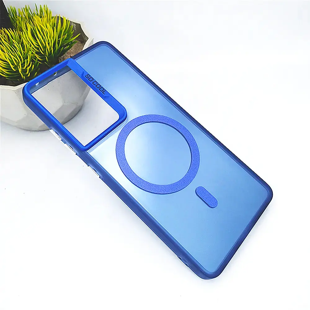 [PO31BSS23U-13-17] Samsung Galaxy S23 Ultra 3D So Cool MagSafe Printed Back Case (Navy Blue)