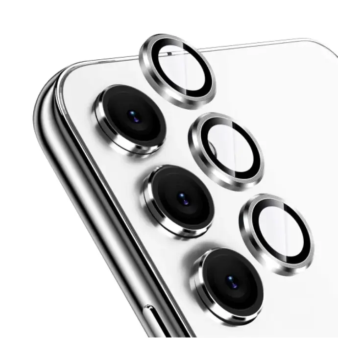 Samsung A16 Camera Rings - Stylish Silver Protection for Your Lens