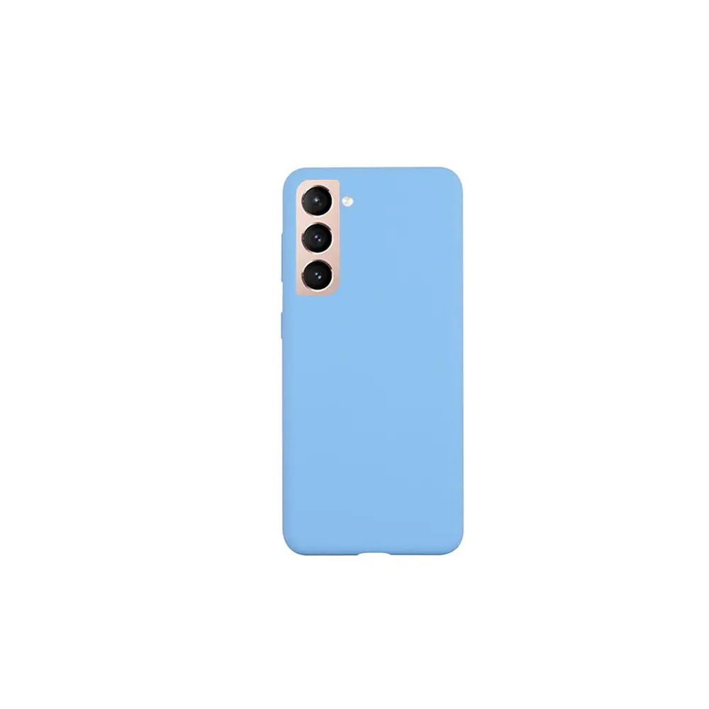 Samsung Galaxy S21 Plus Original Official Soft Silky Back Case (Sky Blue)
