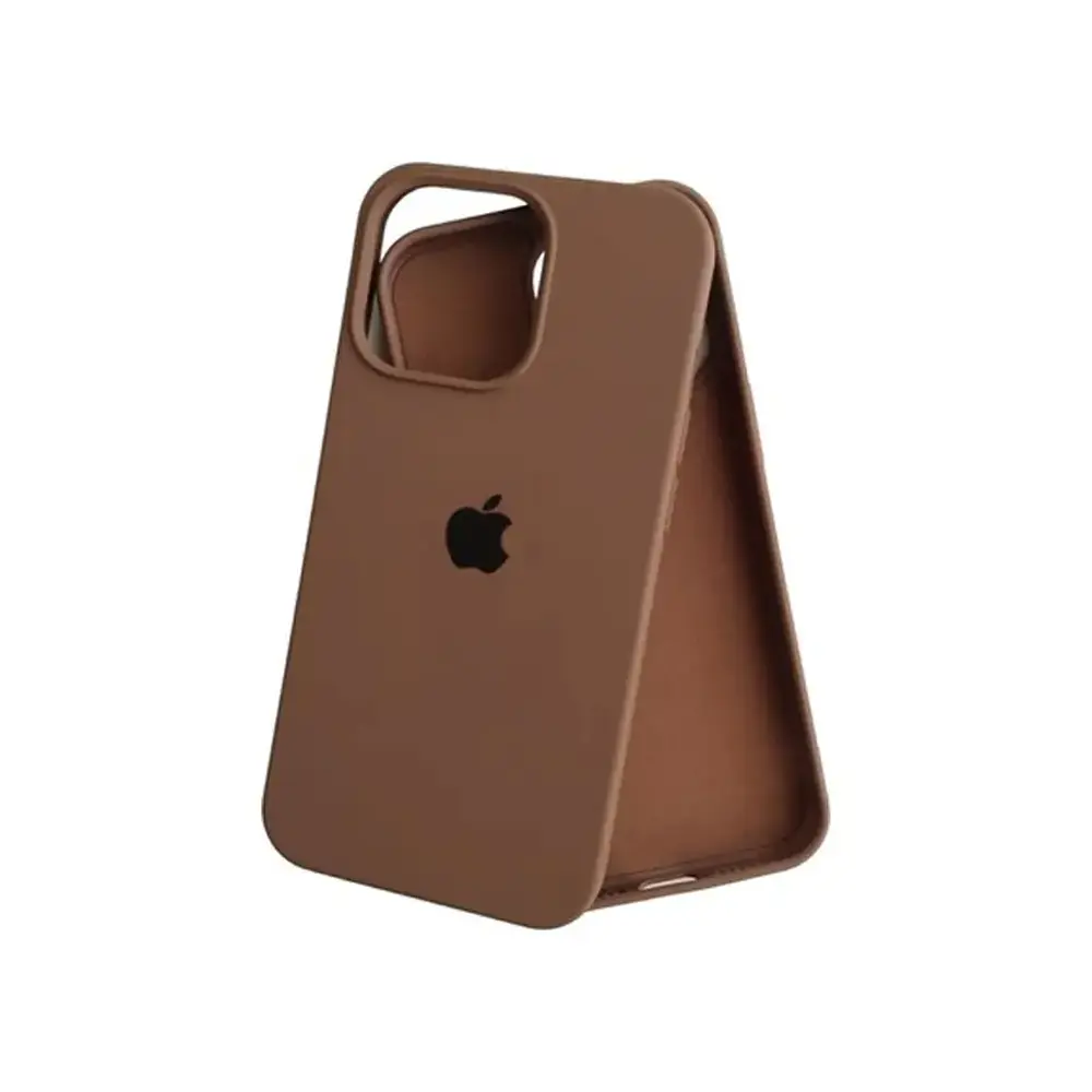 [PO23BIP15PR-1-42] iPhone 15 Pro Official Soft Silky Back Case (Desert Titanium)