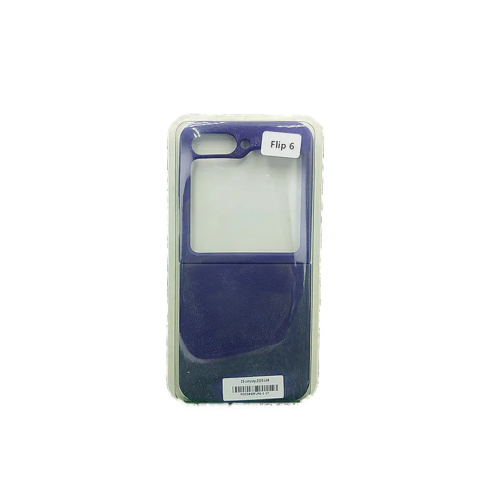 Samsung Galaxy Z Flip 6 Official Soft Silky Back Case (Navy Blue)