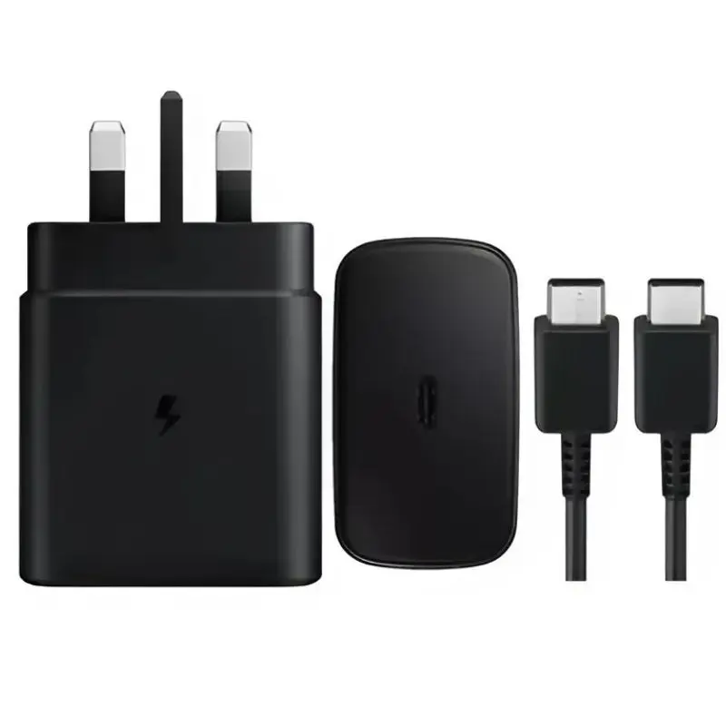 Samsung 25w Travel Adapter 1m C2c Cable Black 3 Pin 