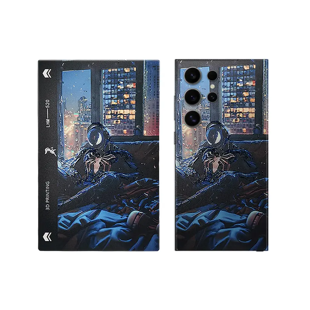 3D Printed Mobile Back Customize Skin (Venom)