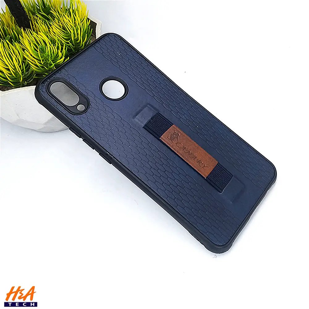 Huawei Nova 3i Soft Leather Back Grip Case - Stylish Protection (Navy Blue)