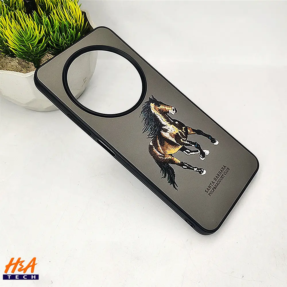 Xiaomi Redmi 14C|Poco C75 Santa Barbara Polo Raquet Back Case (Gray)