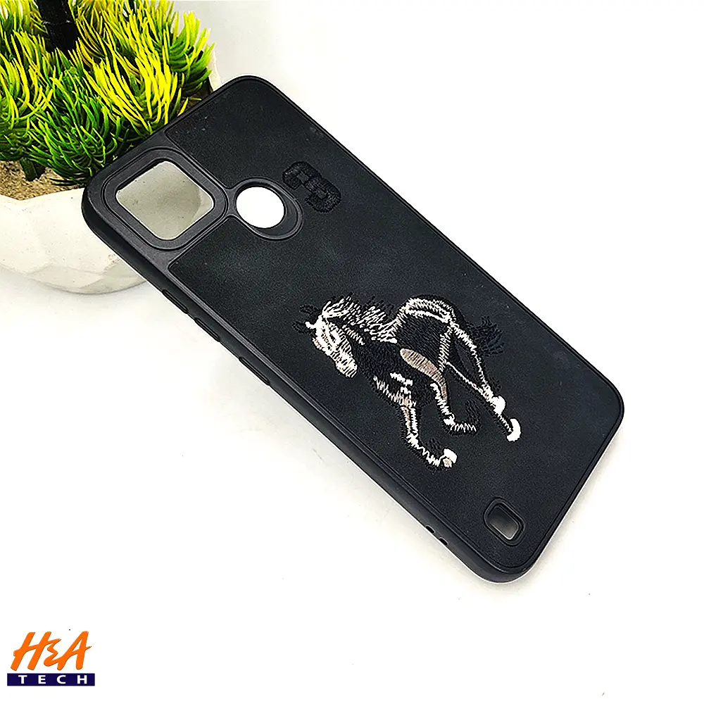 Oppo Realme C21Y|C25Y Santa Barbara Polo Raquet Back Case (Black)