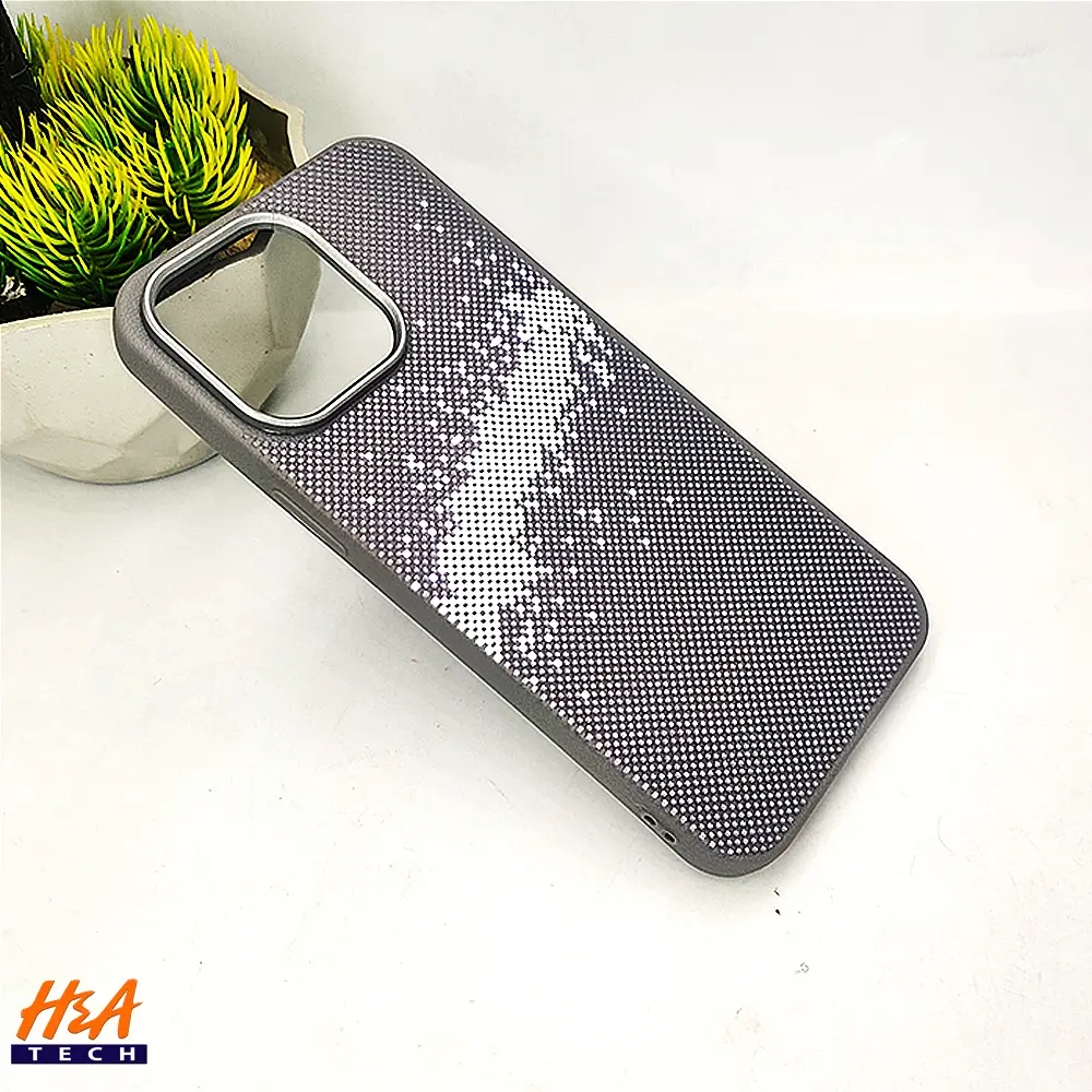 iPhone 14 Pro Max Fiber Fusion Stripe Edition Back Case (Natural Titanium)