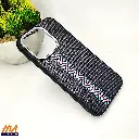 iPhone 13 Pro Fiber Fusion Stripe Edition Back Case (Black)
