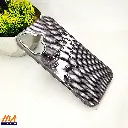 iPhone 16 Fiber Fusion Stripe Edition Back Case (Natural Titanium)