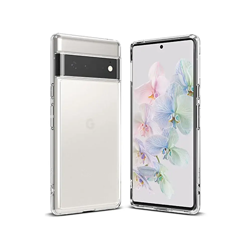 Google Pixel 6 Pro Dust Plug Transparent Back Case