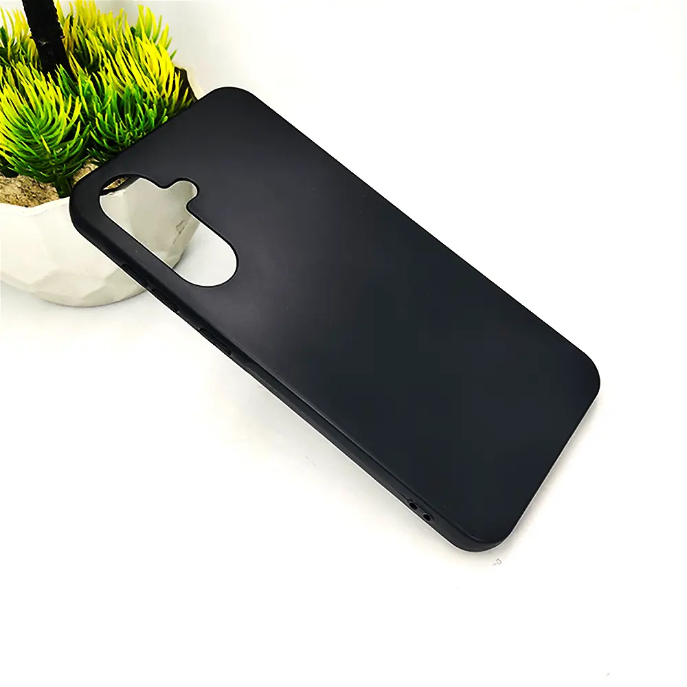 Samsung Galaxy A36 Matte Soft Silicone Paper Back Case (Black)