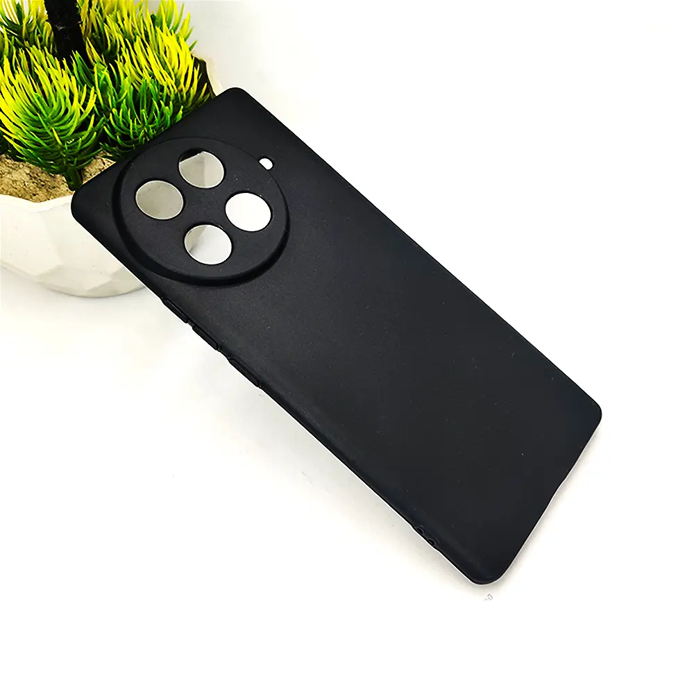 [PO4BTCMN30S-4-2] Tecno Camon 30s|Camon 30s Pro Matte Soft Silicone Back Case (Black)