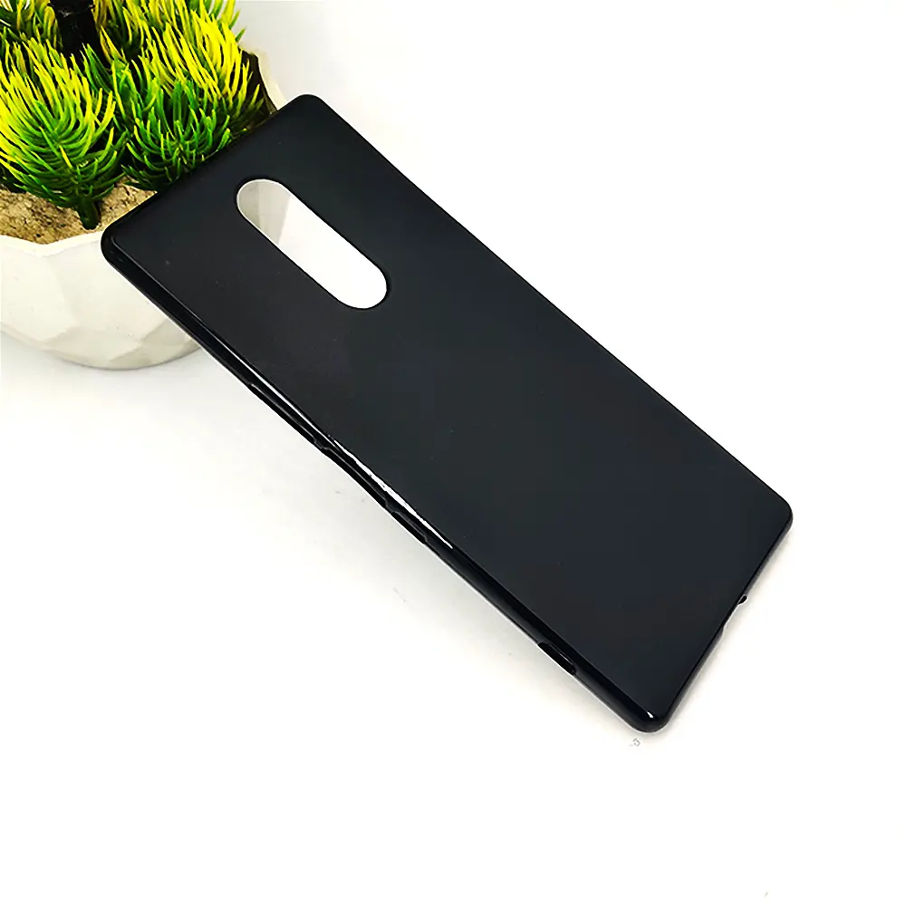 Xperia Mark 1 Matte Soft Silicone Back Case - Sleek Black Protection