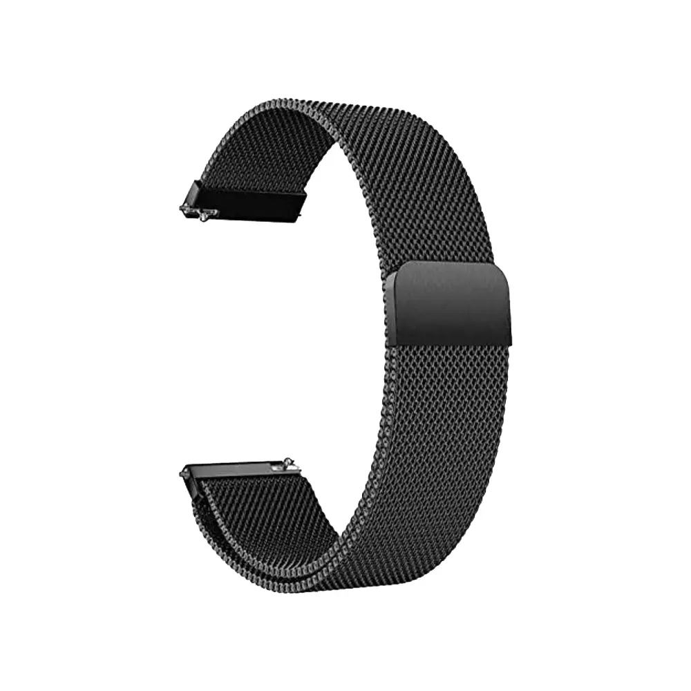 Chain Magnetic Straps for Smart Watch - 20mm - Black