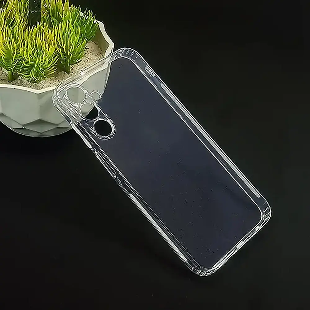 Samsung A26 5G Dust Plug Transparent Back Case  