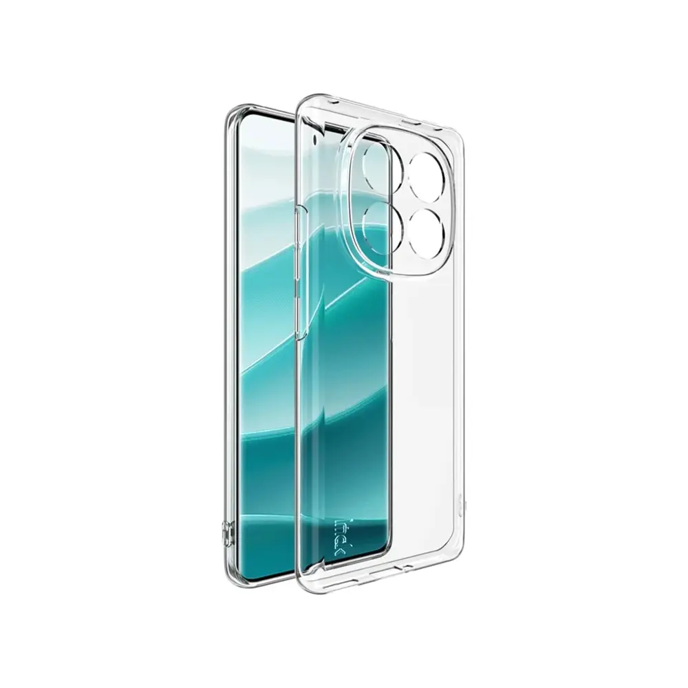 Redmi Note 14 Pro Plus 5G Dust Plug Transparent Back Case