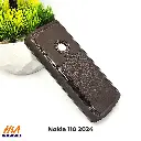 Nokia 110 2024 Soft Silicone Back Case (Dark Brown)