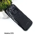 Nokia 225 Soft Silicone Back Case (Black)