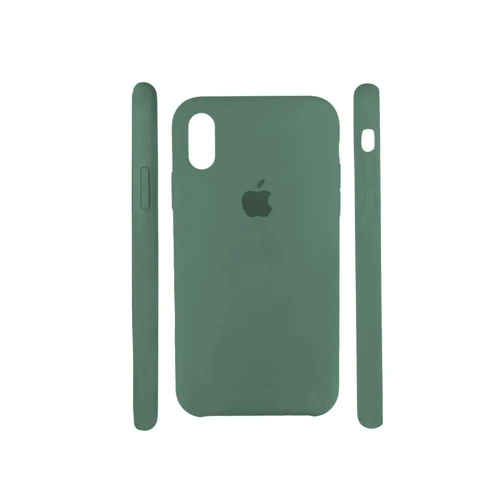 Iphone XR Back Case Soft Silky Mobile Pouch (Light Green)
