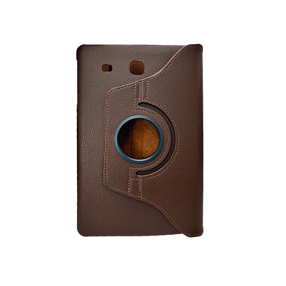 [PO47FBST560-5-34] Samsung Galaxy Tab E|T560 (9.6) Rotate Tab Book (Dark Brown)